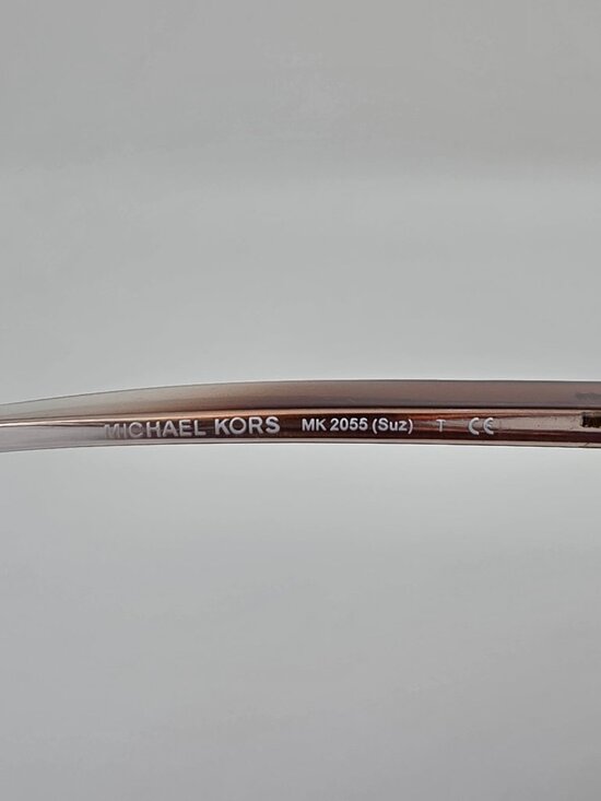 Michael Kors Suz MK2055 Pink Brown Fade Frame Brown Rose Lens Sunglasses w/ Case